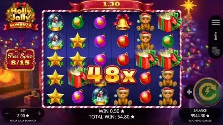 Holly Jolly Bonanza slot screenshot 8