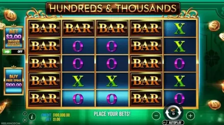 Hundreds and Thousands slot screenshot 1
