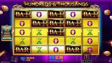 Hundreds and Thousands slot screenshot 4