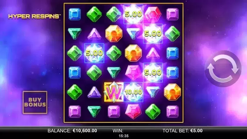 Hyper Respins slot screenshot 2