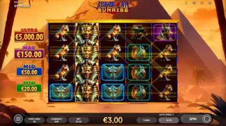 Joker Ra: Sunrise slot screenshot 2