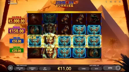 Joker Ra: Sunrise slot screenshot 3