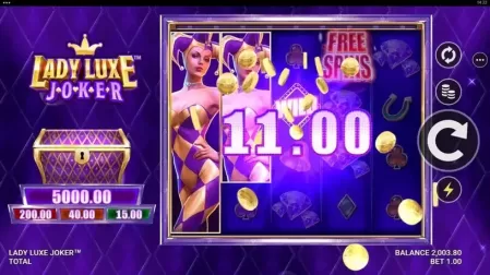 Lady Luxe Joker slot screenshot 4