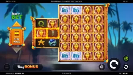 Pharaoh’s Dynasty PrizeMatch slot screenshot 1
