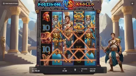 Poseidon VS Apollo slot screenshot 5