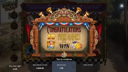 St. Louis 1904 slot screenshot 3