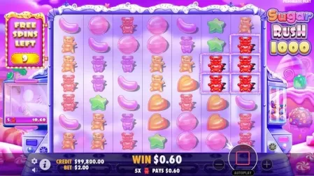 Sugar Rush 1000 slot screenshot 4