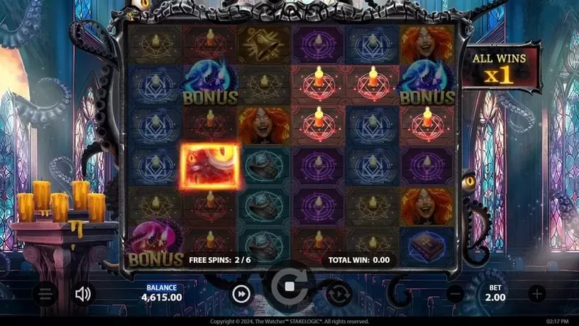 The Watcher slot screenshot 5
