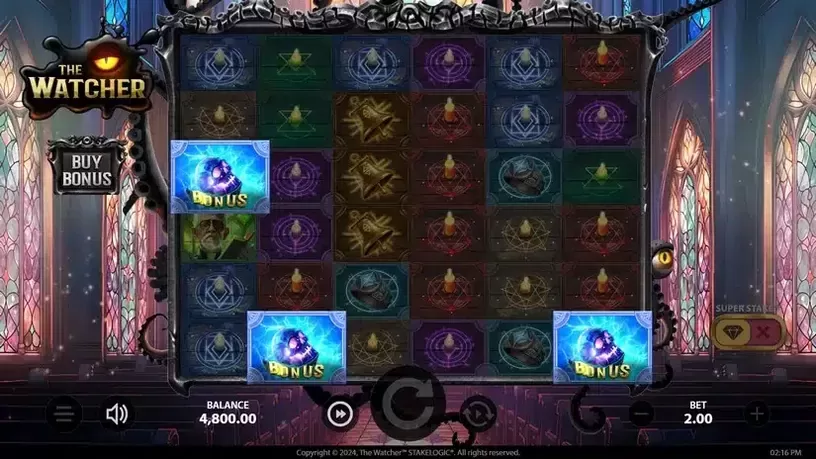 The Watcher slot screenshot 2