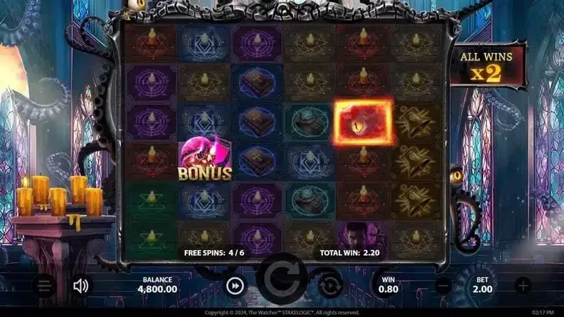 The Watcher slot screenshot 4
