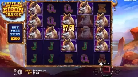 Wild Bison Charge slot screenshot 2