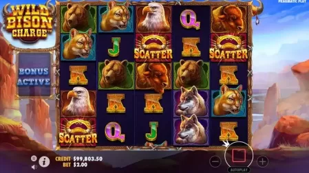 Wild Bison Charge slot screenshot 3