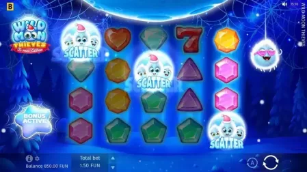 Wild Moon Thieves slot screenshot 2