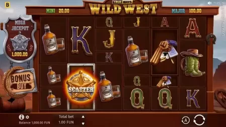 Wild West TRUEWAYS slot screenshot 1