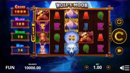 Wolf's Moon slot screenshot 1