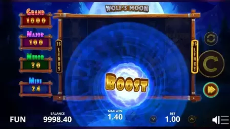Wolf's Moon slot screenshot 2