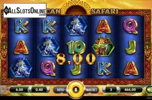 Win Screen 1. African Safari (SlotVision) from SlotVision