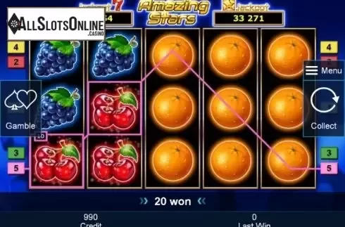 Win. Amazing Stars from Greentube