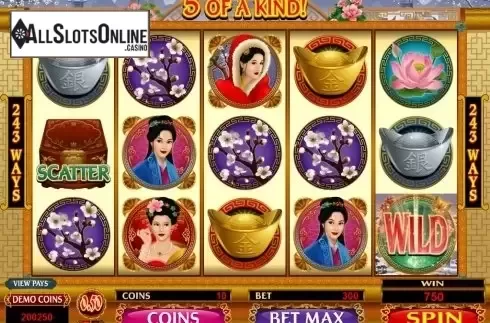 Screen7. Asian Beauty from Microgaming