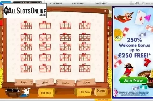 Paytable 2. Barnyard Bonanza (Gamesys) from Gamesys