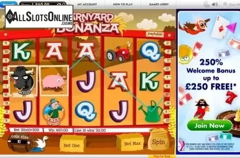 Win Screen . Barnyard Bonanza (Gamesys) from Gamesys