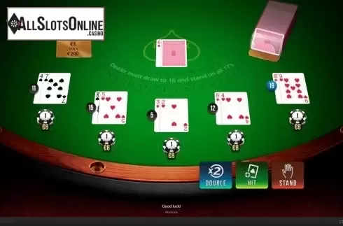 Game Screen 2. Blackjack (Skywind Group) from Skywind Group