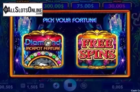 Pick your fortune screen