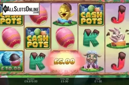 Win Screen 2. Chocolate Cash Pots from Inspired Gaming