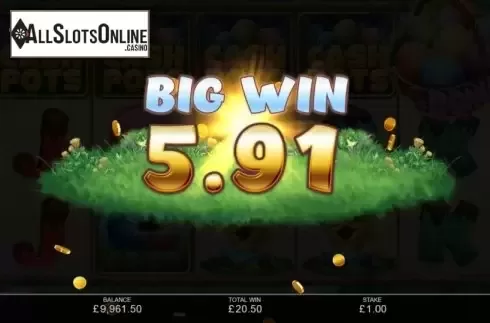 Big Win. Chocolate Cash Pots from Inspired Gaming