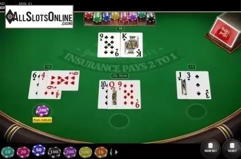 Reel screen. Classic Blackjack (Red Tiger) from Red Tiger
