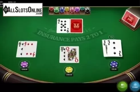 Reel screen. Classic Blackjack (Red Tiger) from Red Tiger