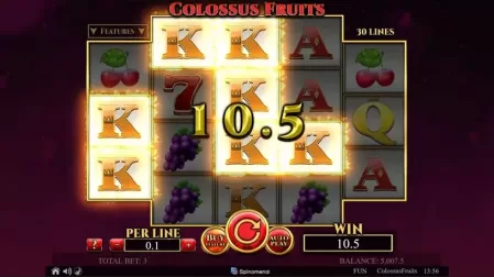 Colossus Fruits slot screenshot 2