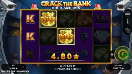 Crack the Bank Hold And Win slot screenshot 2