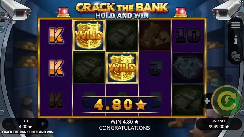Crack the Bank Hold And Win slot screenshot 2