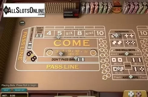 Game Screen 1. Craps (Nucleus Gaming) from Nucleus Gaming