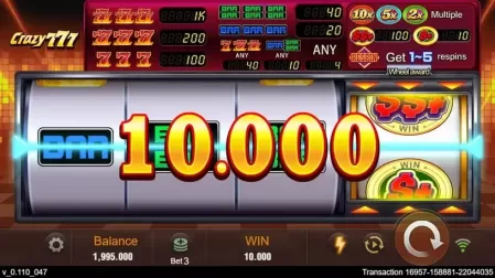 Crazy 777 slot screenshot 2