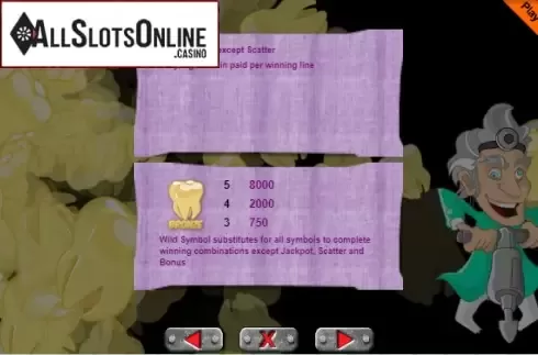 Screen5. Crazy Dentist from Portomaso Gaming