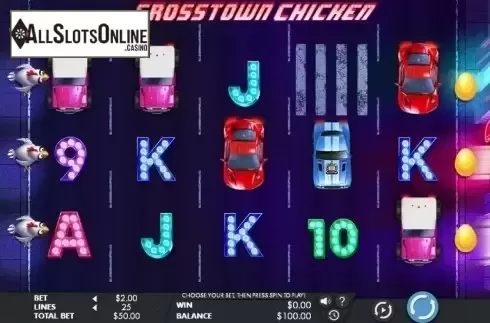 Screen 1. Crosstown Chicken from Genesis