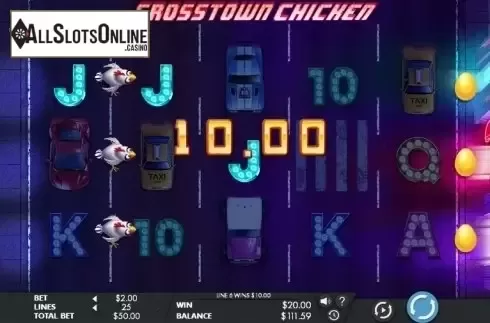 Screen 2. Crosstown Chicken from Genesis