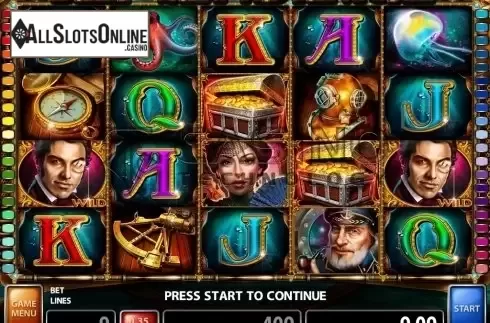 Reel screen. Deep Sea Adventure (Casino Technology) from Casino Technology