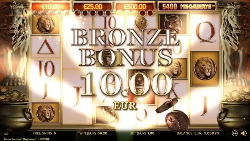 Divine Fortune Megaways slot screenshot 3