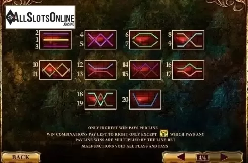 Paylines. Dragon Kingdom (Playtech) from Playtech