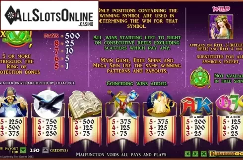 Screen4. Druidess Gold from Lightning Box