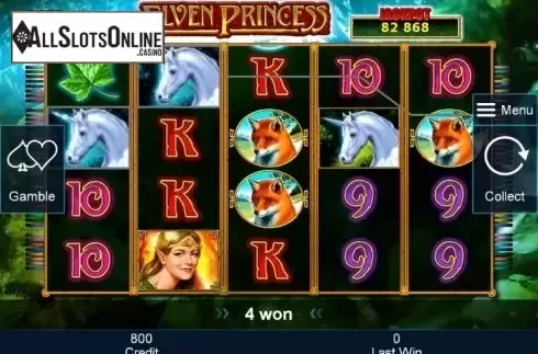 Win. Elven Princess from Greentube
