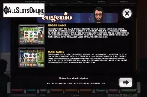 Intro screen