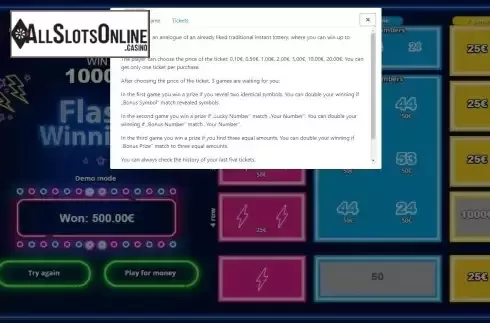 Rules Screen