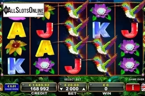 Reel Screen. Flower Land from EGT