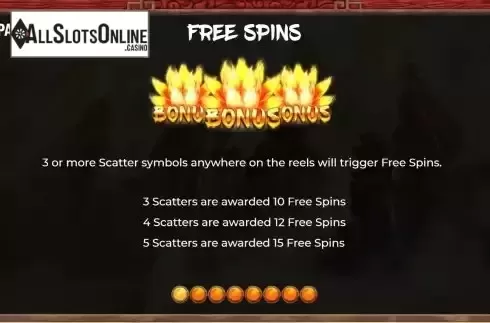 Game Features screen