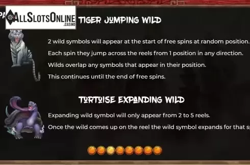 Game Features screen 3