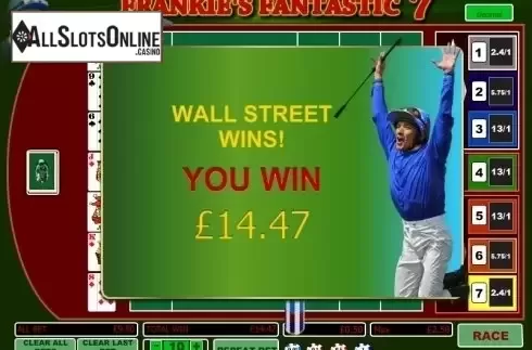 Screen2. Frankie's Fantastic 7 from Playtech